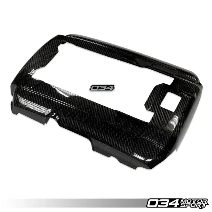034Motorsport Carbon Fiber Engine Cover - Vw/Audi Mqb 1.8T/2.0T 1