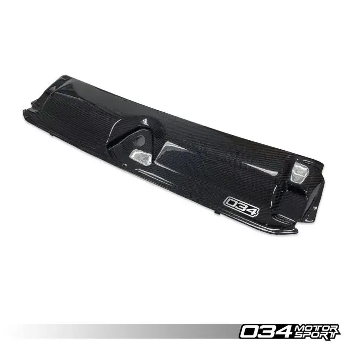 034Motorsport Carbon Fiber Radiator Support Cover - Audi A4/S4 (B9+) 1