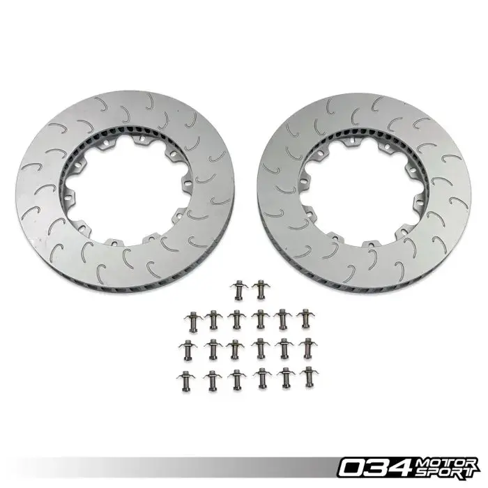 034Motorsport Replacement Front Rotor Ring Set (340Mm) - Vw/Audi Mqb 2.0T 1
