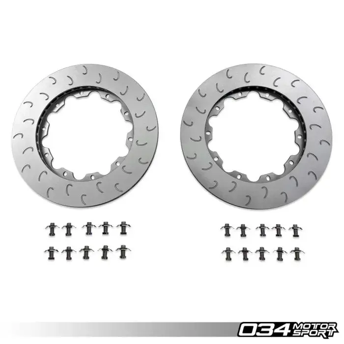 034Motorsprort Replacement Front Rotor Ring Set - Audi S4, S5 (B9+) 1