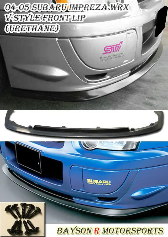 04-05 Subaru Impreza Wrx Sti "Only" V-Style Front Lip 1