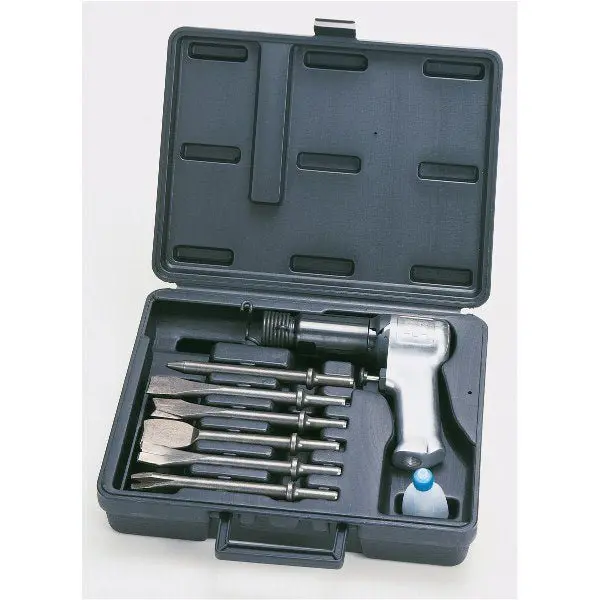 10-Piece Air Hammer Tool Set With Chisels And Storage Case F2012r2 1