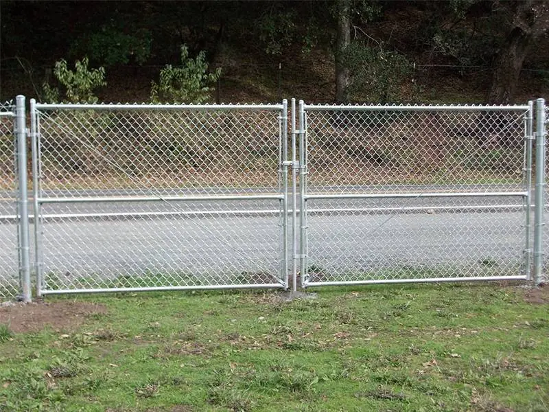 10 × 5 Ft Galvanized Steel Fence Gate – Heavy-Duty ⅛″ Wire, 2″ Mesh, Includes Hinges & Latch 4295264 1