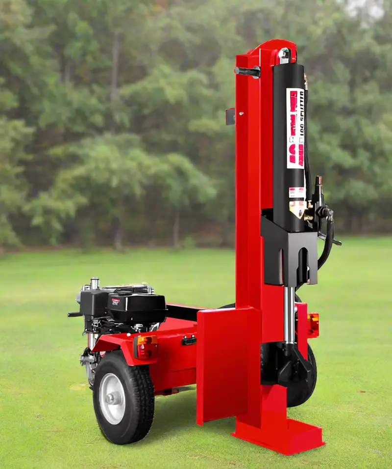 15 Hp 40-Ton Hydraulic Log Splitter Trailer – Model Drgl40tc 1