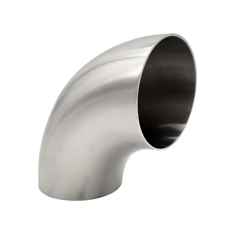 2.250" 16Ga 90° Mandrel Bend - (2.677" Clr) - Brushed Finish - 304 Stainless 1