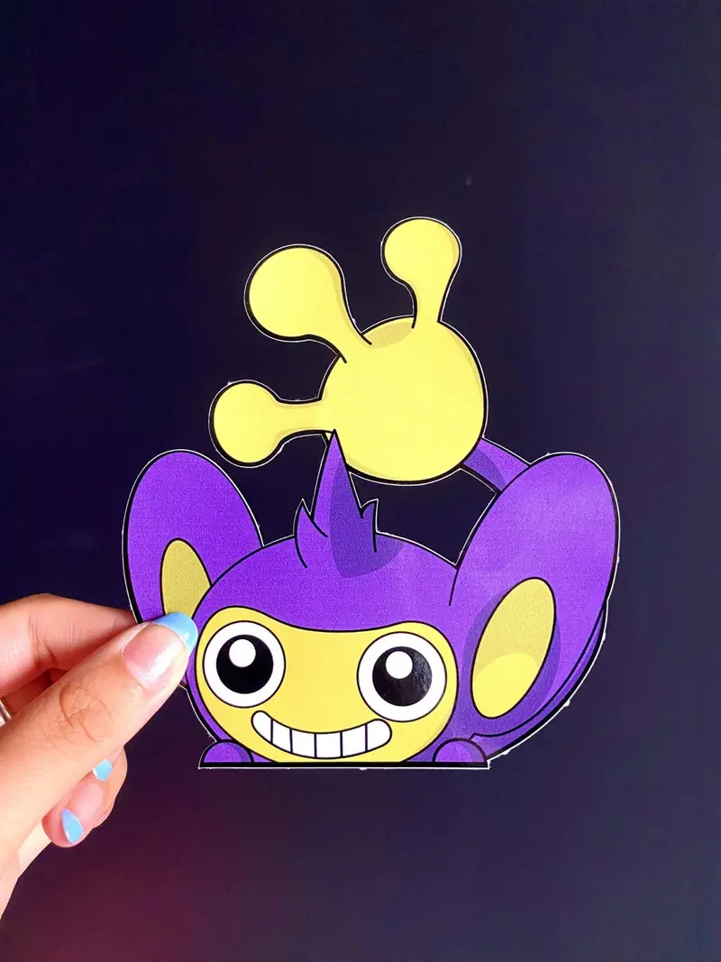 Aipom Peeker Sticker 1