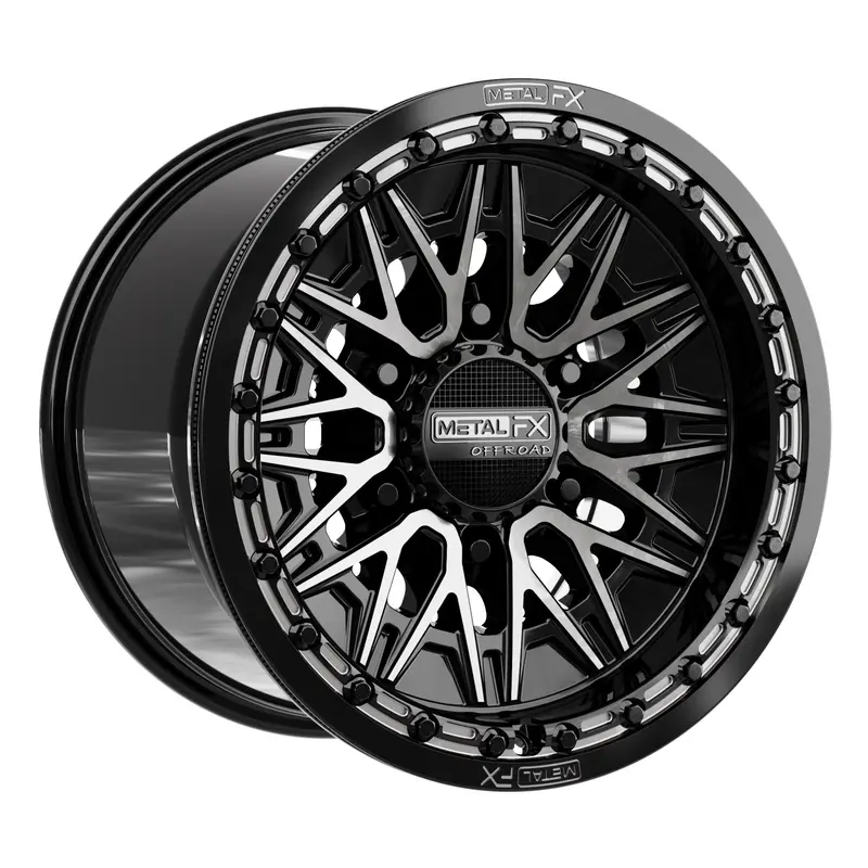 Alpha 6R Beadlock | Gloss Black Ddt Face 1