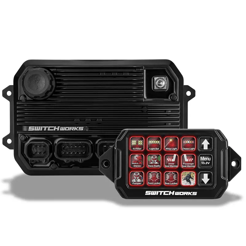 Alpha12 Digital Smart Switcher With 12-Outputs And Rollcage Mount 1