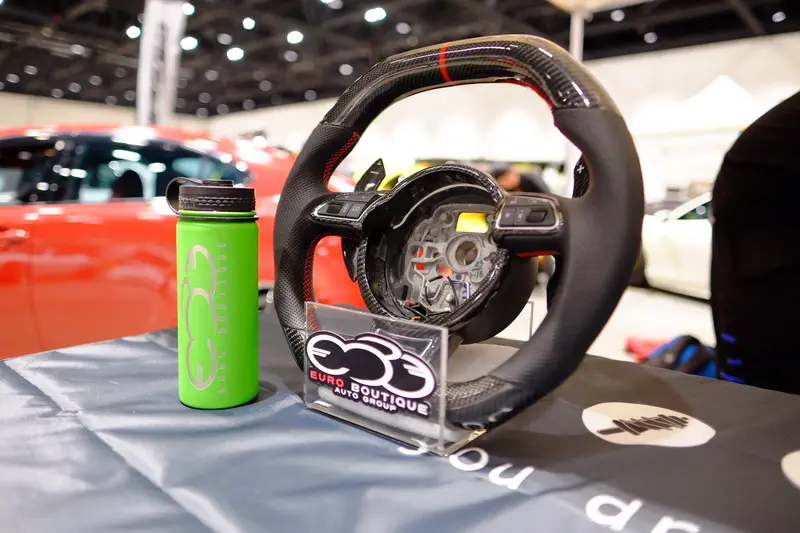 Audi Rs5 S8 Carbon Fiber Flat Bottom Steering Wheel 1