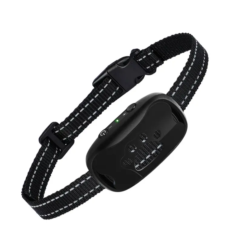 Automatic Dog Bark Collar – Adjustable Anti Bark Training Collar With Sound & Vibration | Battery Powered | Tzpet681 1