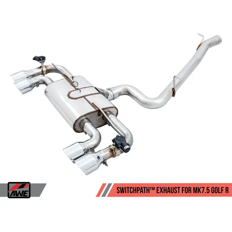 Awe Switchpath Cat-Back Exhaust 2018+ Golf R 1