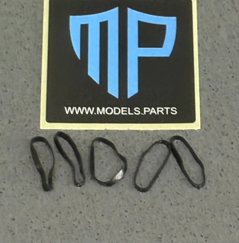 Black Rubber Engine Belts 1