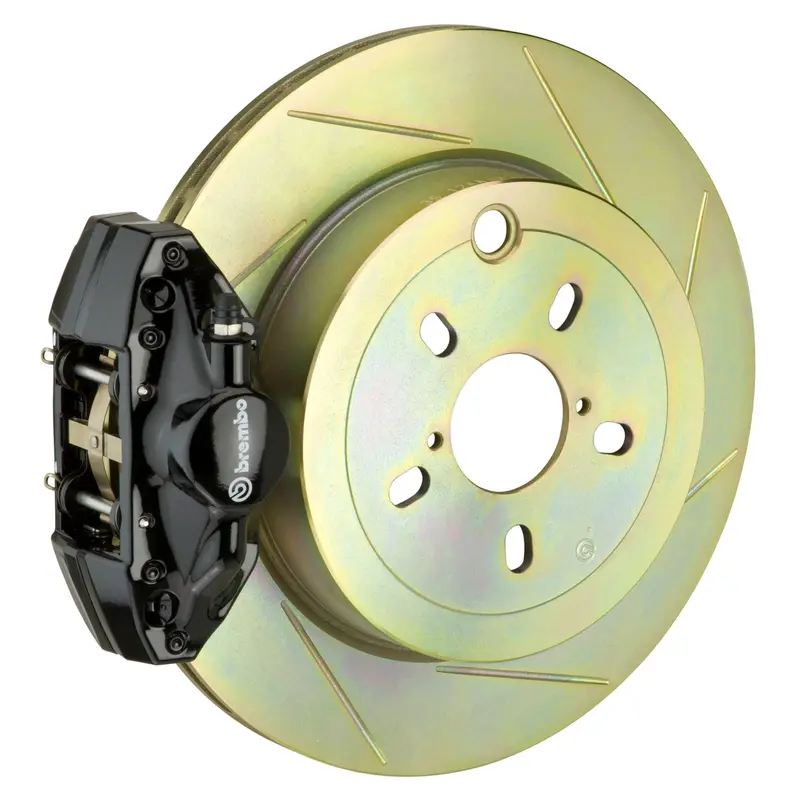 Brembo Gt Slotted Brake Kit 2 Piston 1-Piece Black (Rear) - Frs/Brz/86 1
