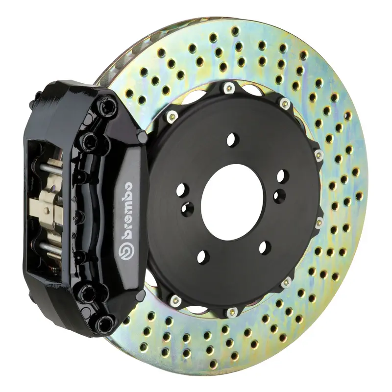 Brembo Gt Systems 4 Piston Drilled Rotors Big Brake Kit Black (Front) - Frs/Brz/86 1