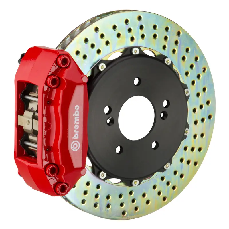 Brembo Gt Systems 4 Piston Drilled Rotors Big Brake Kit Red (Front) - Frs/Brz/86 1