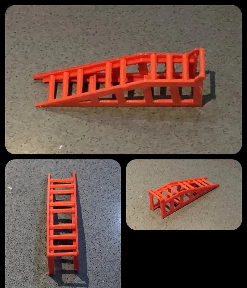 Car Ramps Diorama Pair 1