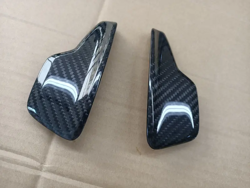 Chevy Corvette C8 Bespoke Carbon Fiber Steering Wheel Paddles Shifter Covers 1