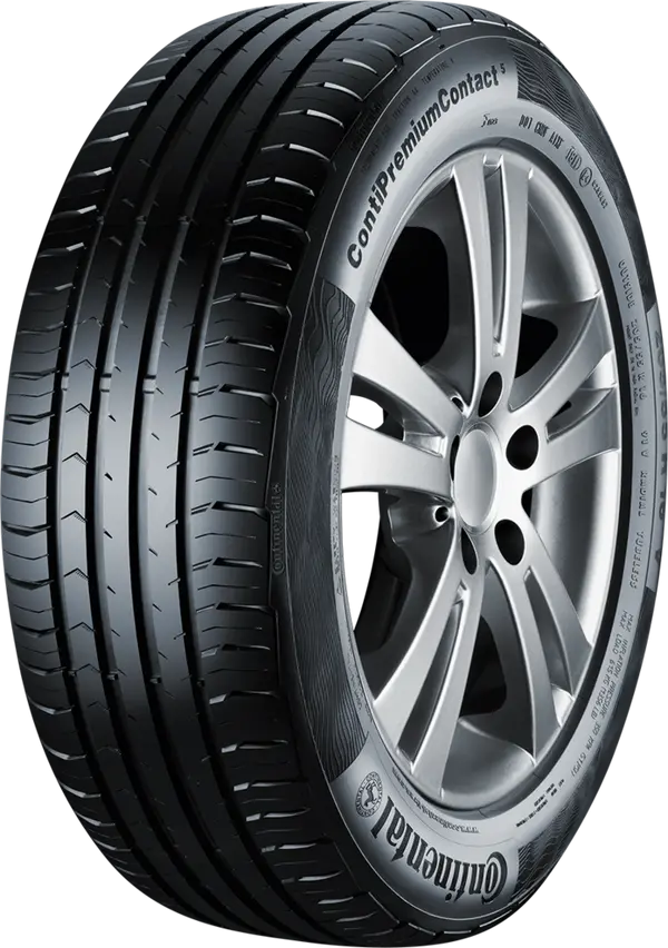 Continental ContiPremiumContact 5 215/60R16 Premium Touring Tire – Load Index 95, Speed Rating H