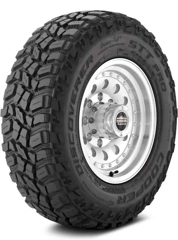 Cooper Discoverer STT PRO 275/65R18 Mud-Terrain Tire – LT, 123/120Q Dual Load Index, RWL Construction