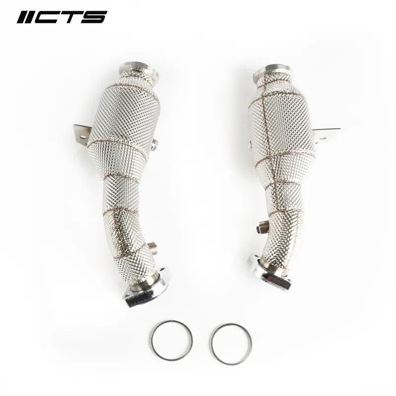 Cts Turbo High-Flow Cat Set For Mercedes Benz C43 C400 C450 E43 E400 E450 Glc43 With M276 Engine 1
