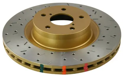 Dba 4000 Series One Piece Drilled/Slotted Brake Rotors For Elise, Exige &211 1