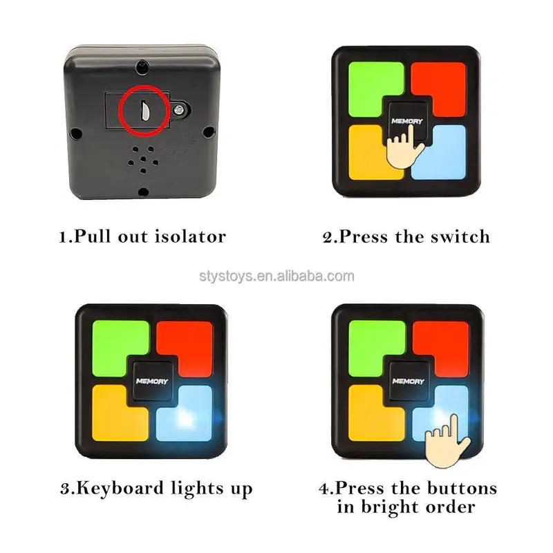 Electronic Memory Game For Kids – Handheld Light & Sound Toy | Ys16124004 1