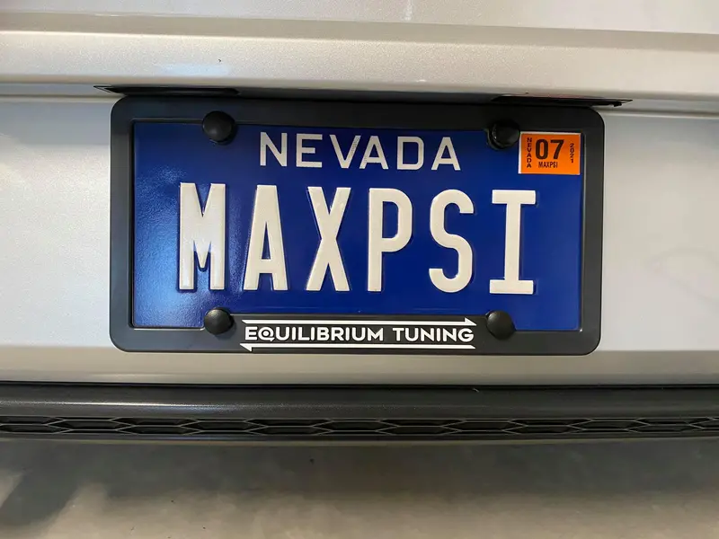 Eqt License Plate Frame 1