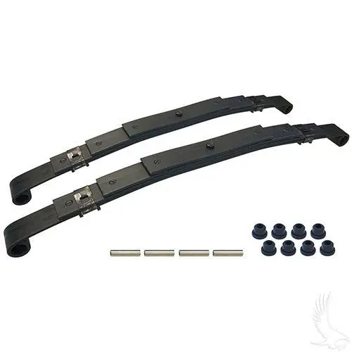 Ezgo Heavy Duty Rear 4 Leaf Spring Kit Fits Medalist & Txt Gas 1996-2008 & Electric 1994+ 1