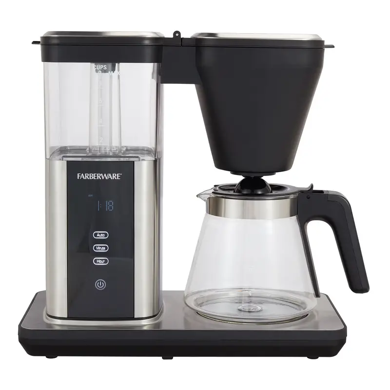 Farberware 9-Cup High Temperature Drip Coffee Maker – 1.35L Capacity, Black 4897074552711 1