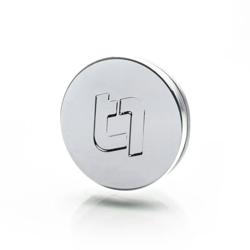 Flat Center Cap - Polished Clear 1