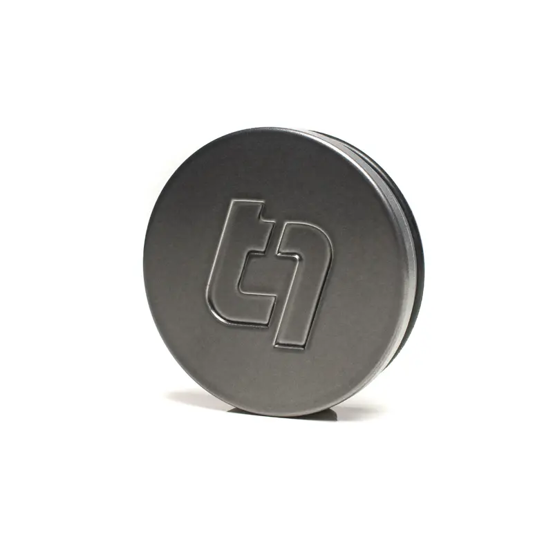 Flat Center Cap - Satin Titanium 1