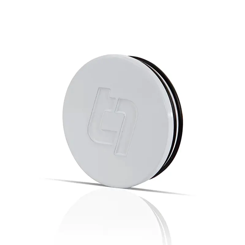 Flat Center Cap - Speedline White 1