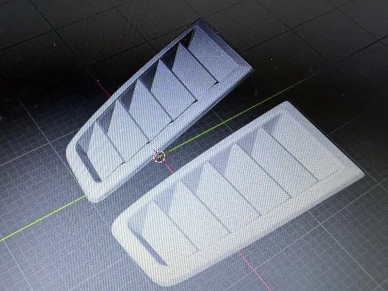 Ford Focus Rs Turbo Bonnet Vents 1