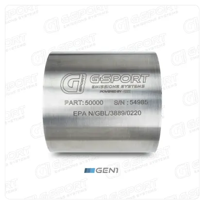 G-Sport Gen1 Ho Epa Compliant Catalytic Converter Core - 4.000" Body X 4.000" Long (50002) 1