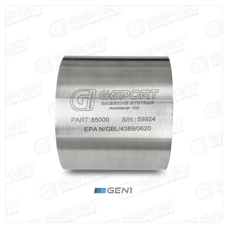 G-Sport Gen1 Uho Epa Compliant Catalytic Converter Core - 4.500" Body X 4.000" Long (85002) 1