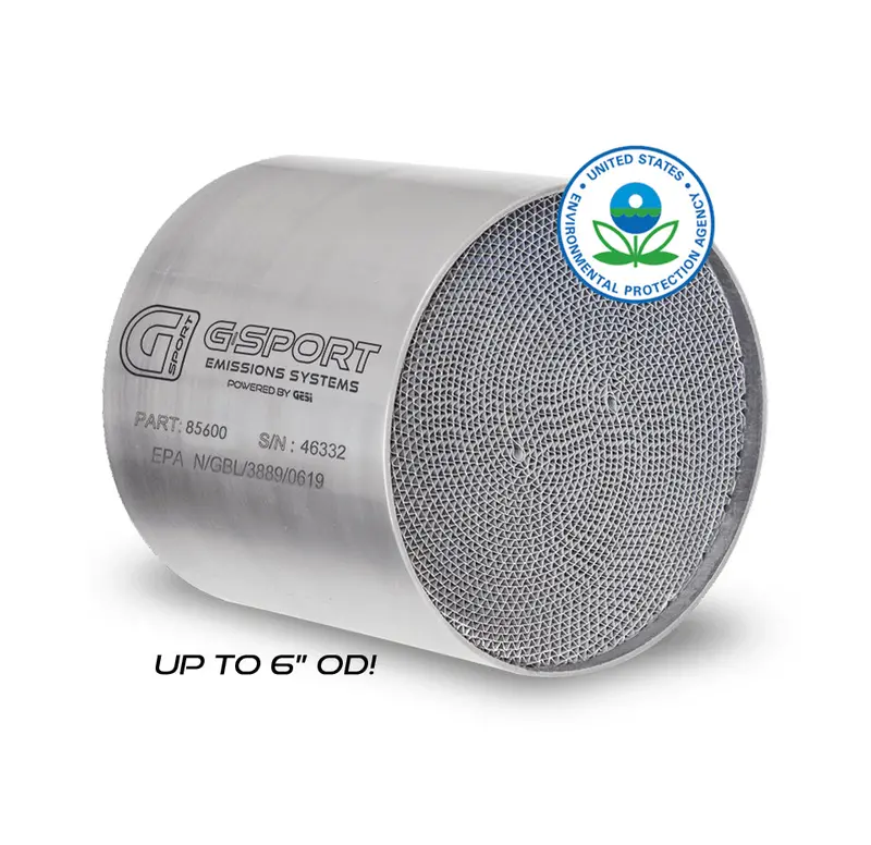 G-Sport Gen2 Epa Compliant Catalytic Converter Core - 5.000" Body X 4.000" Long (85500) 1