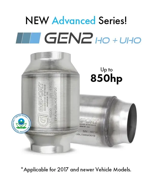 G-Sport Gen2 Uho Epa Compliant Catalytic Converter - 4.000" Inlet/Outlet (85240) 1