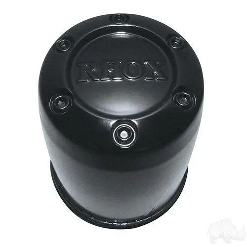 Golf Cart Rhox Black Plastic (1) Center Cap 2.65" 1