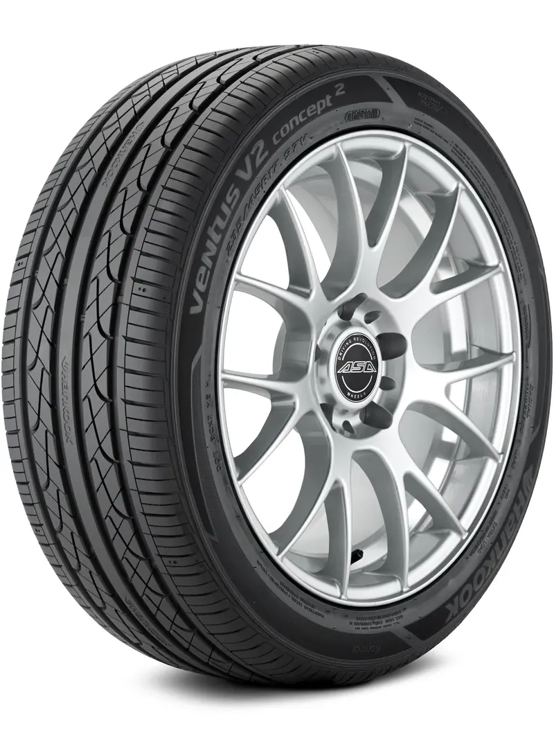 Hankook Ventus V2 Concept2 H457 225/45R18 Performance Tire – Load Index 95, Speed Rating W, Extra Load