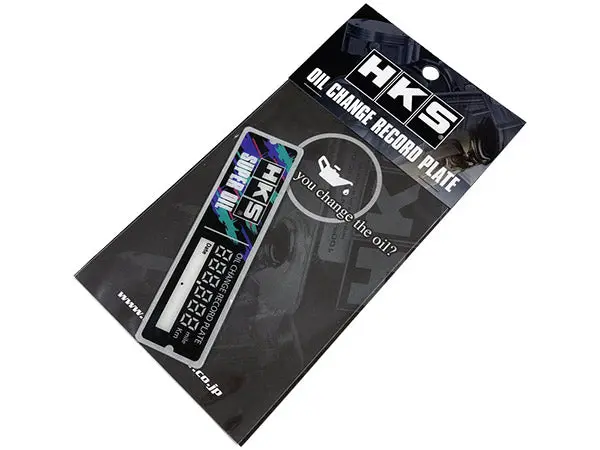 Hks Oil Change Record Plate 51007-Ak398 1