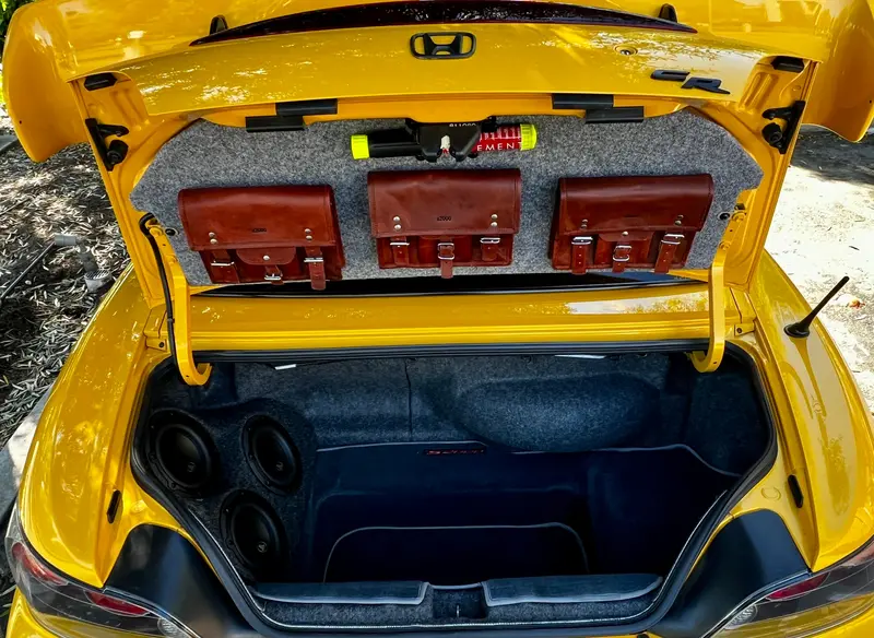 Honda S2000 Trunk Liner System With Saddle Bags 1