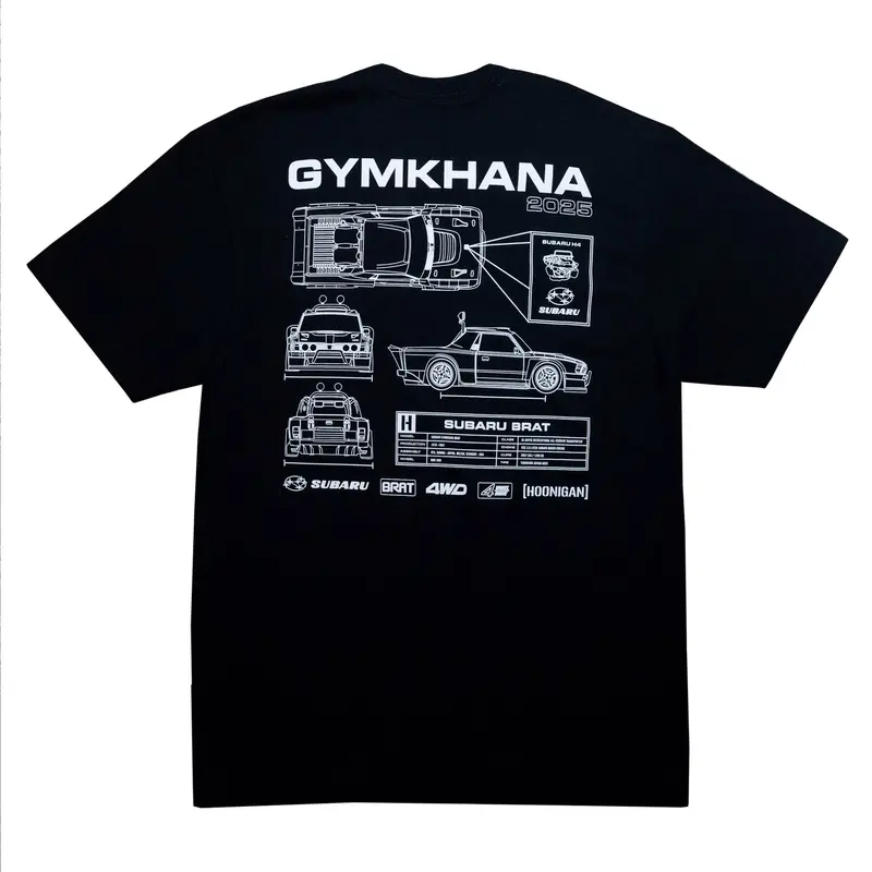 Hoonigan Gymkhana Aussie Shred Brat Spec Short Sleeve T-Shirt 1