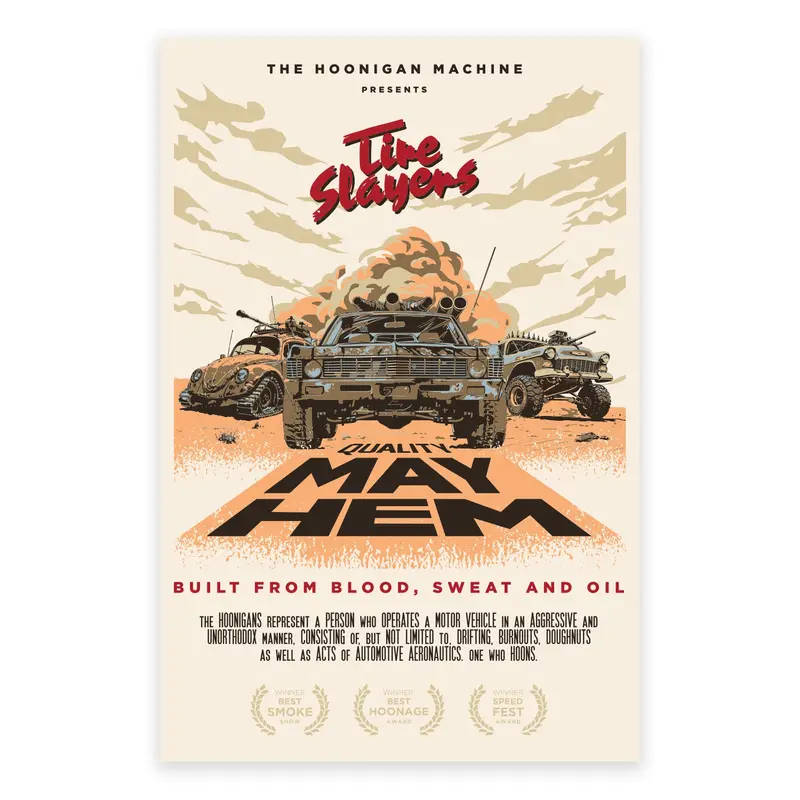 Hoonigan Mayhem Road Poster (18" X 24") 1
