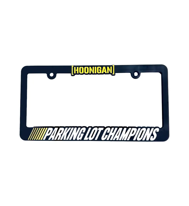 Hoonigan Parking Lot Champions License Plate Frame 1