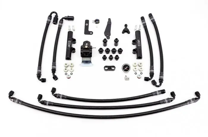 Iag Ptfe Flex Fuel System Kit W/ Lines, Fpr & Fuel Rails - Subaru Sti 08-20 1