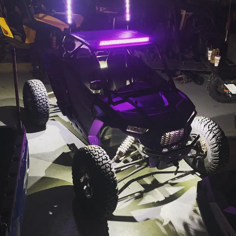 Infinite Offroad | (Utv) - White Single Color Rock Light Kit 1