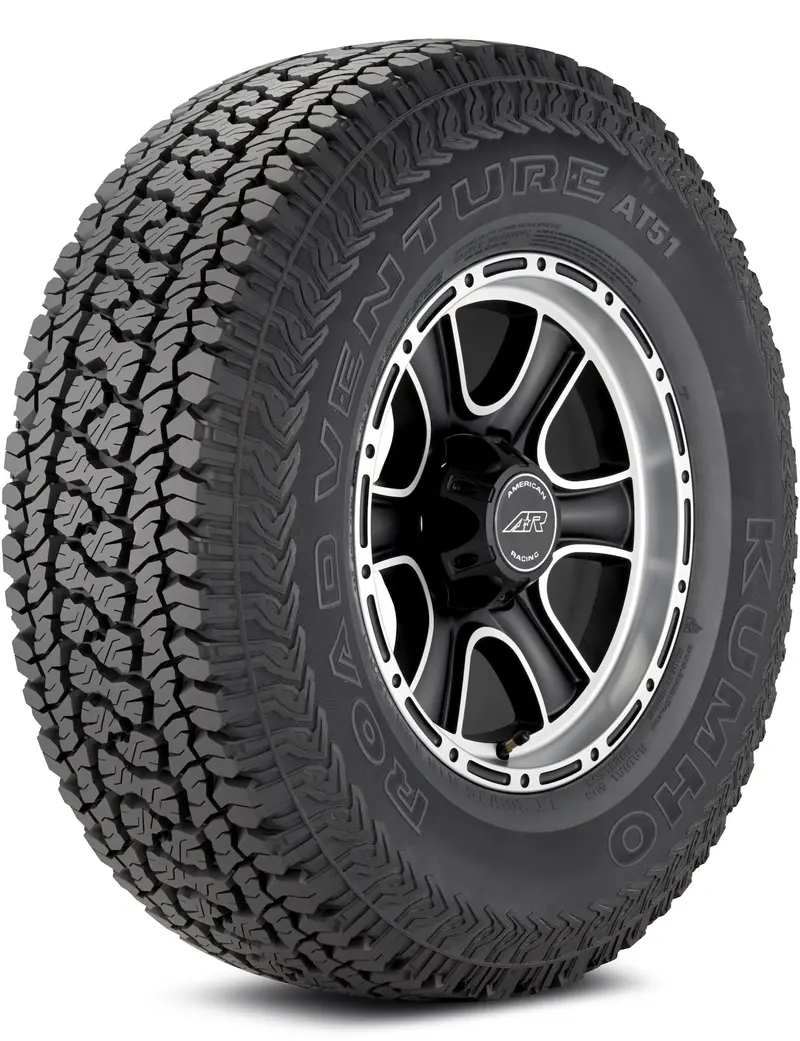 Kumho AT51 Road Venture All-Terrain Tire – 225/65R17, XL, Load Index 106, Speed Rating T