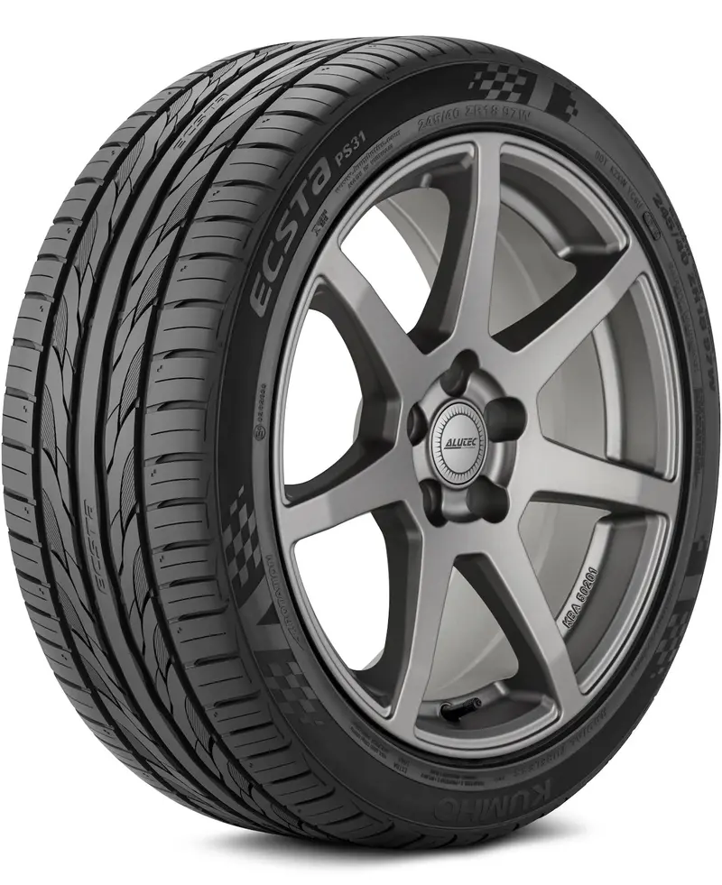 Kumho Ecsta PS31 225/45R18 Ultra-High-Performance Tire – Load Index 91, Speed Rating W