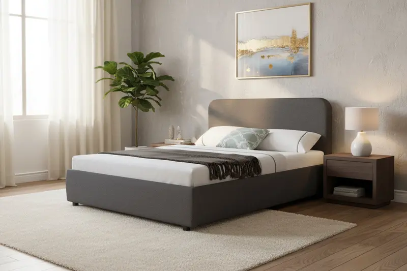 Led Gas Lift Storage Bed With Headboard Lighting – Queen, Full & King 1
