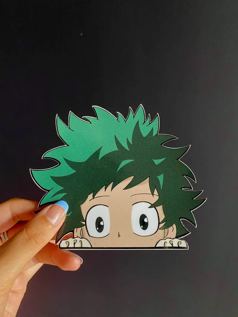 Midoriya Peeker Sticker 1